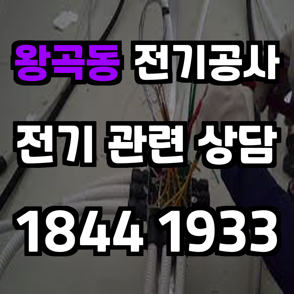 왕곡동 전기공사 전기 승압으로 안정성과 효율성 강화