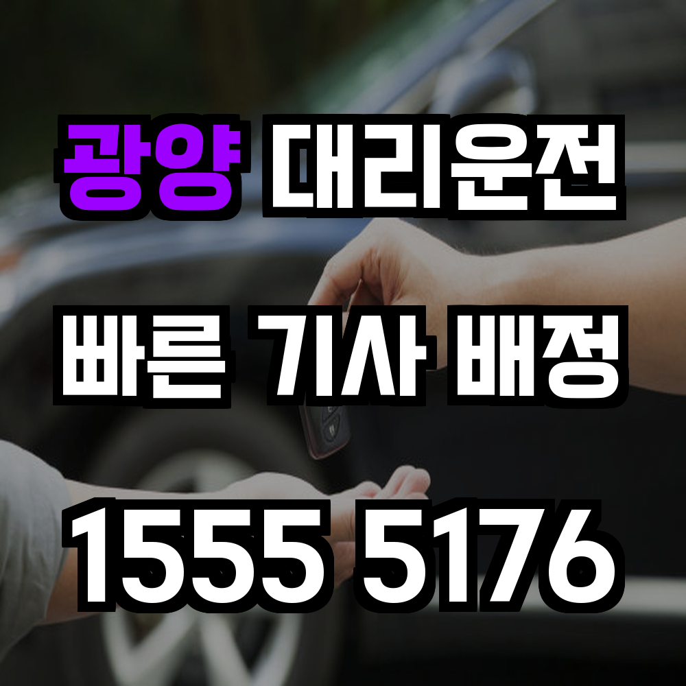 광양 대리운전