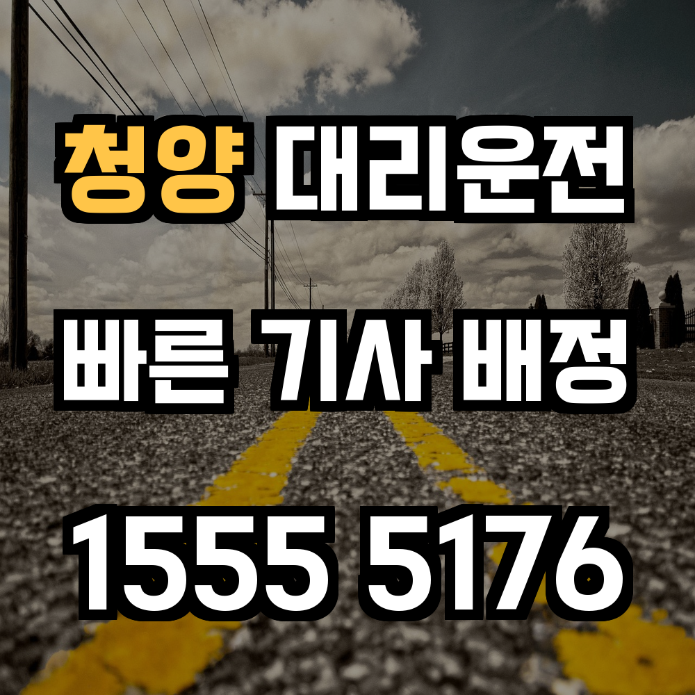 청양 대리운전