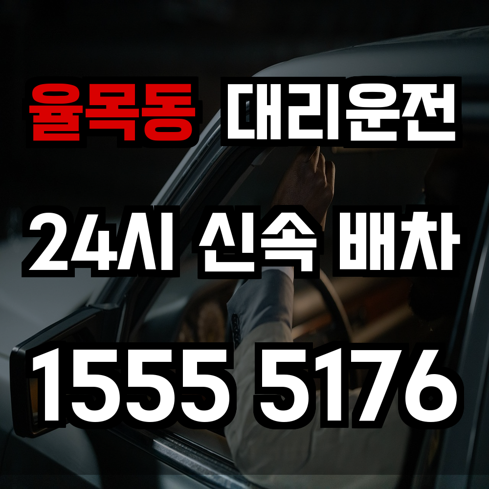 율목동 대리운전 복잡한 중심가도 안전하게 귀가