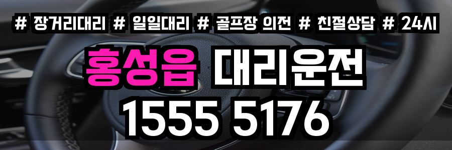 홍성읍 대리운전