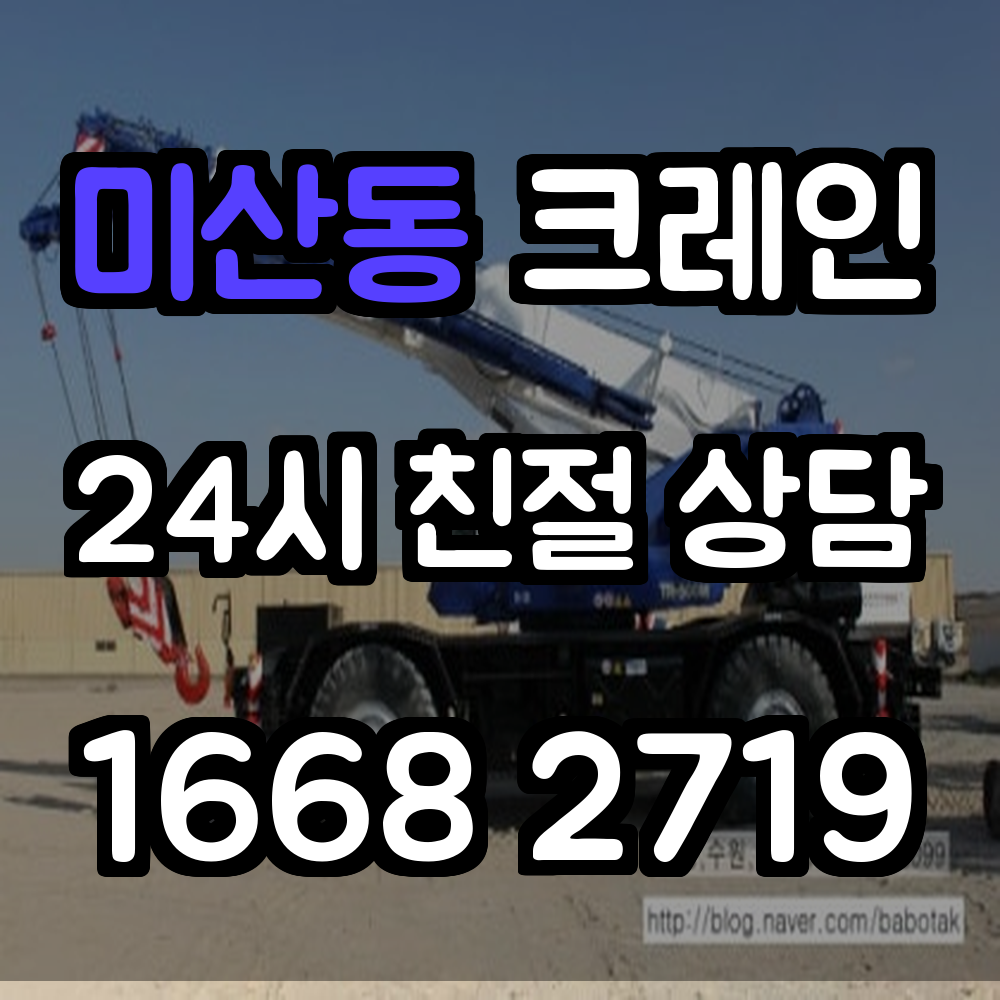 미산동 크레인 전문 서비스 안전하고 효율적인 현장 작업 지원
