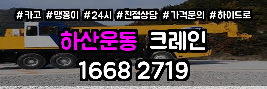 하산운동크레인