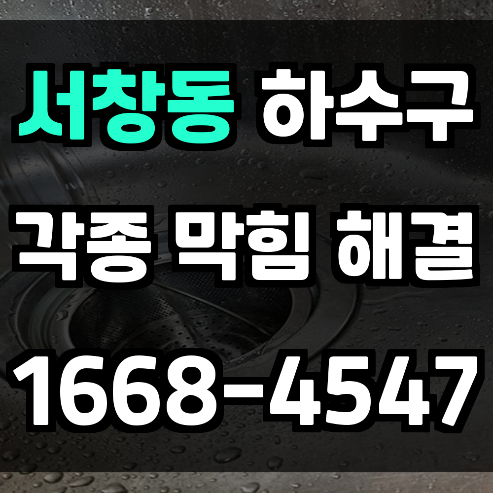 서창동 하수구막힘 문제 발생 시 전문가의 신속한 진단과 해결