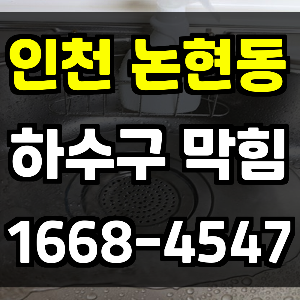 논현동 하수구막힘 문제 빠른 점검과 정확한 해결이 중요합니다
