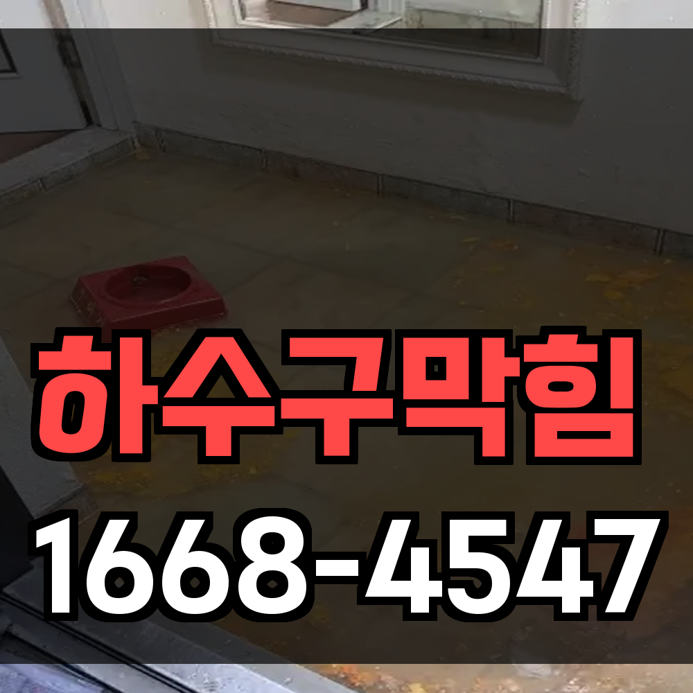 하수구막힘